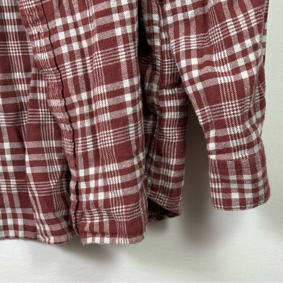 Mountain Khakis Red and White Striped Flannel Women’s size XL - Picture 4 of 5